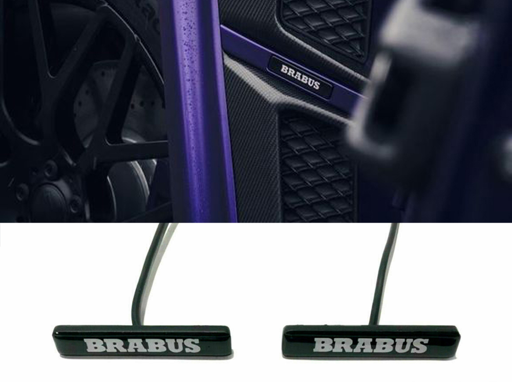 G Wagon LED Fender Emblem Brabus Logo for Mercedes w463a w464 2pcs